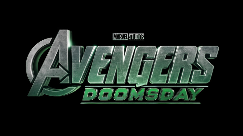 The official title treatment and logo for Avengers: Doomsday