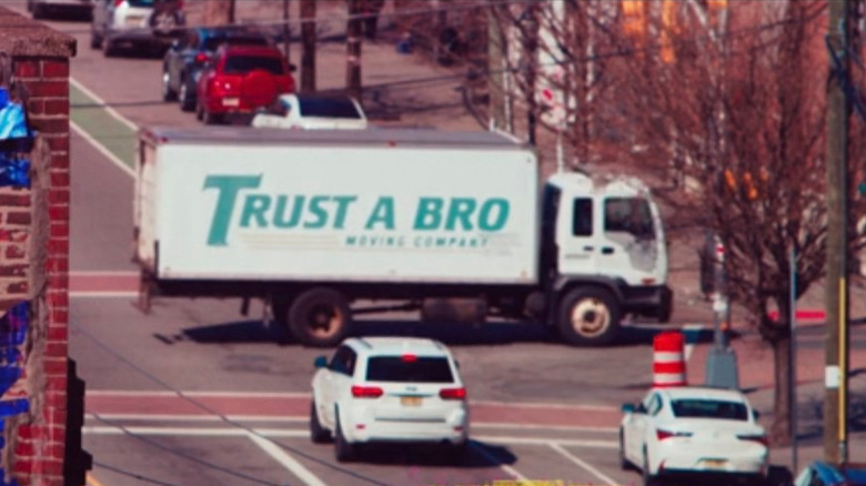 The Trust A Bro truck from "Ms. Marvel" episode 2