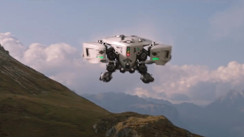 An E.D.I.T.H. drone from "Spider-Man: Far From Home"