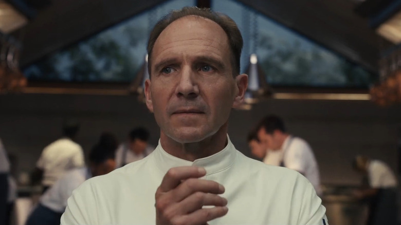 Ralph Fiennes as Chef Slowik in The Menu