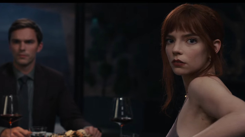 Nicholas Hoult and Anya Taylor-Joy in The Menu