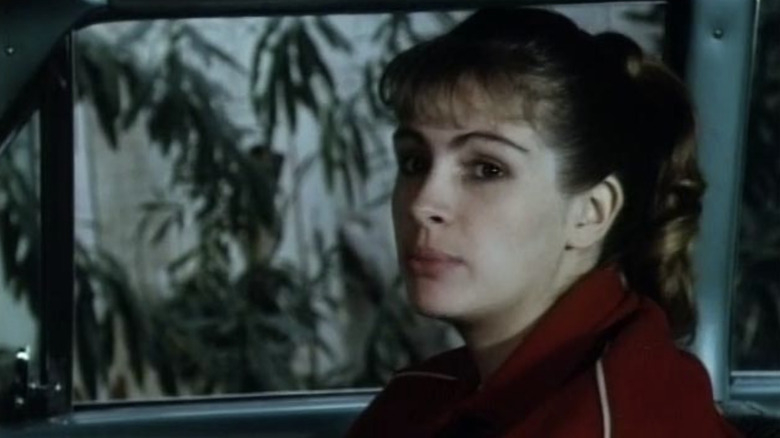 Tracy delivers a confession in a car in Crime Story