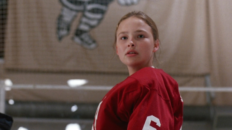Julie (Colombe Jacobsen) intense in D2: The Mighty Ducks