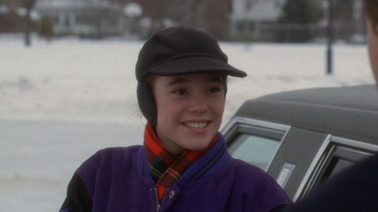 Connie (Marguerite Moreau) smiling in The Mighty Ducks