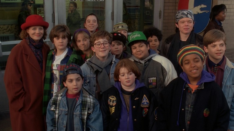 The cast of The Mighty Ducks