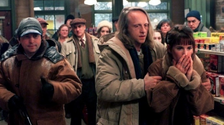 The townsfolk appear distressed due to Linoge's presence in Storm of the Century
