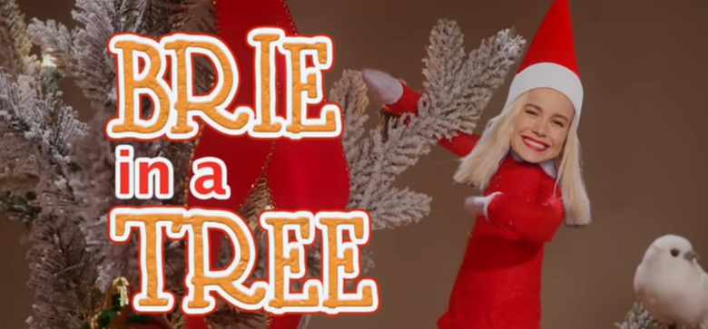 Brie Larson's Elf on a Shelf