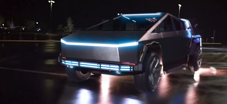 Cybertruck Goes Back to the Future