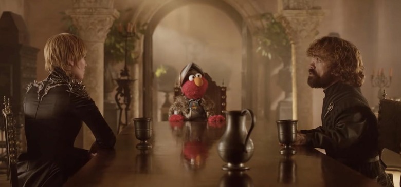 Elmo on Game of Thrones