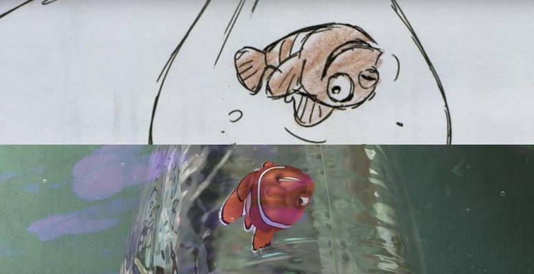 Finding Nemo Storyboard Comparison
