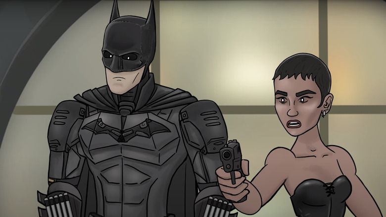 Batman and Catwoman, animated