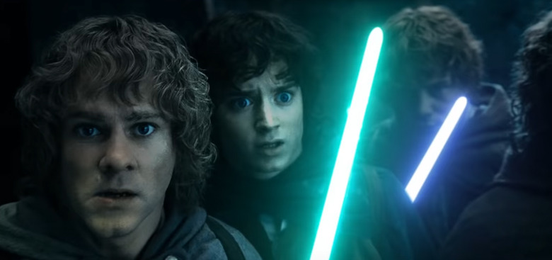 Lord of the Rings with Lightsabers