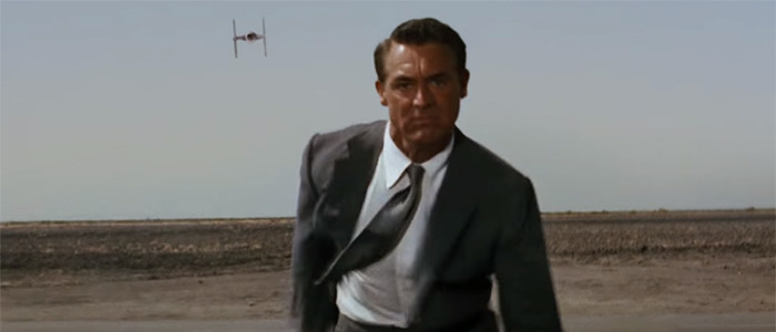 North by Northwest meets Star Wars