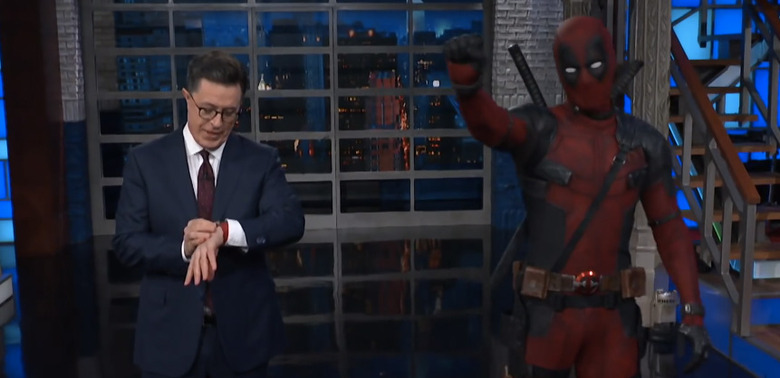 The Late Show Deadpool Monologue