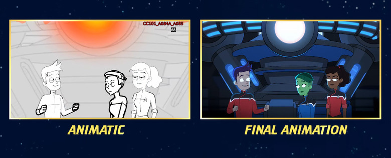 Star Trek: Lower Decks Storyboard Comparison