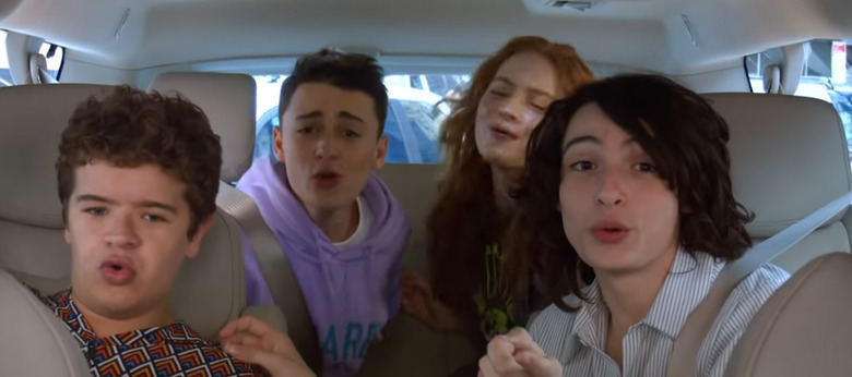 Stranger Things Kids on Carpool Karaoke