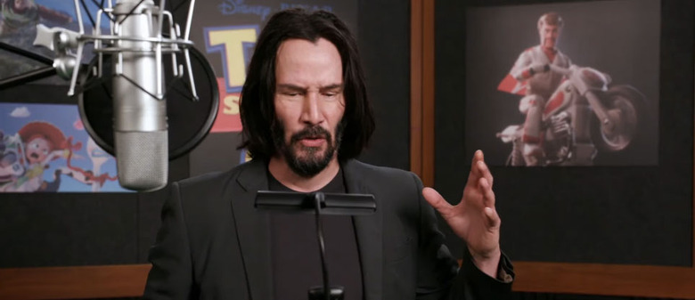 Toy Story 4 Recording Sessions - Keanu Reeves