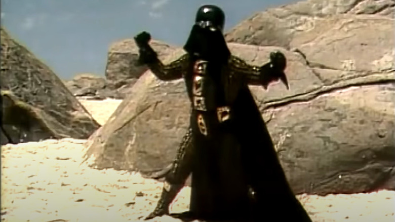 Zuco standing in desert