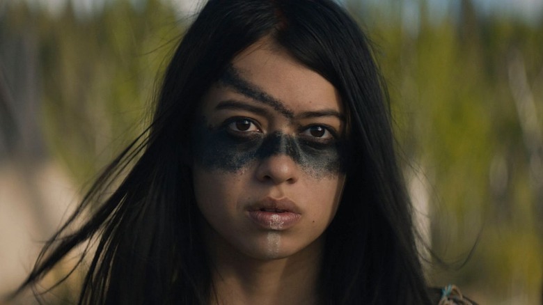 Amber Midthunder black makeup