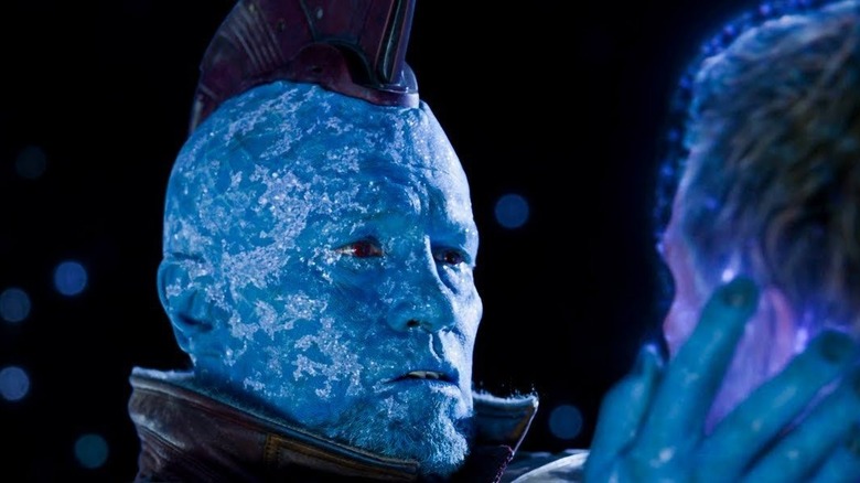 Michael Rooker as Yondu dying