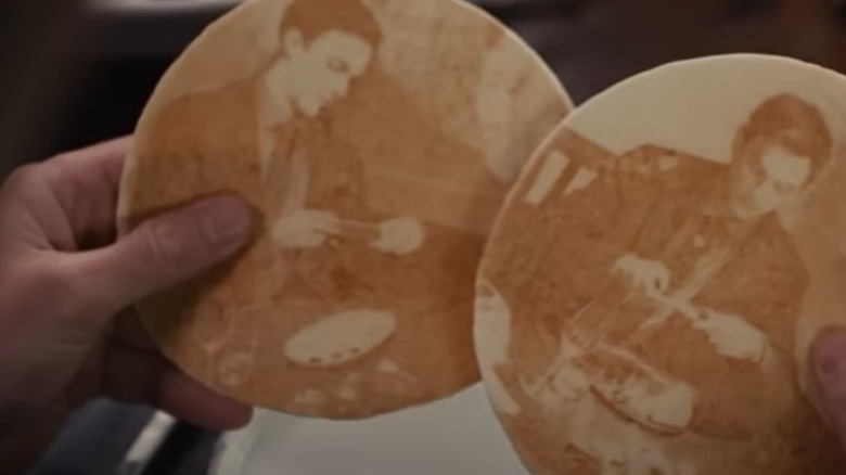 The Menu Tyler image on tortilla