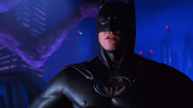 Val Kilmer wearing Batsuit in Batman Forever