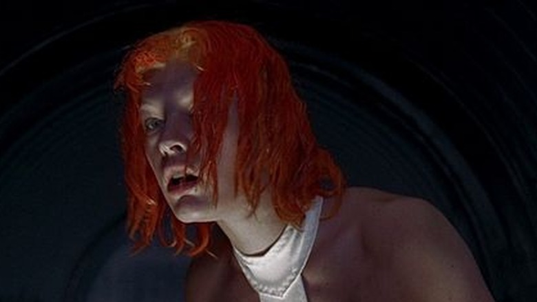Milla Jovovich bandage costume in The Fifth Element