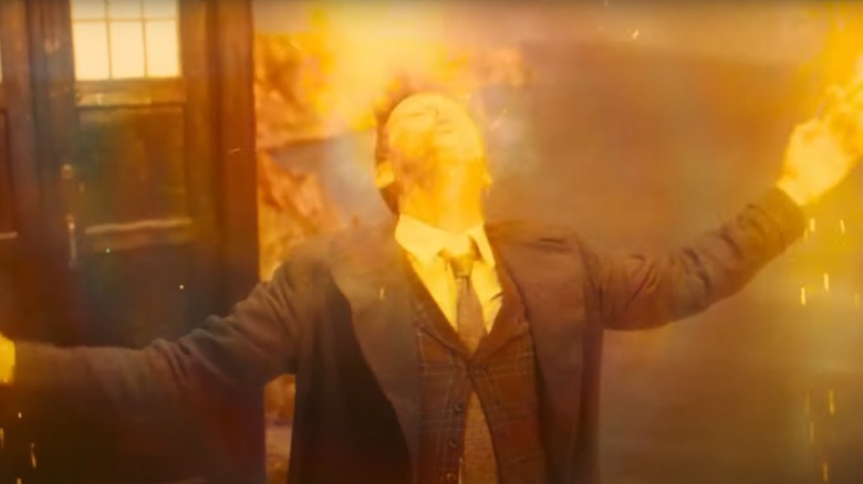 14th Doctor finishing regeneration