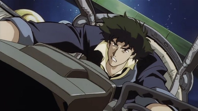 Spike Spiegel flying