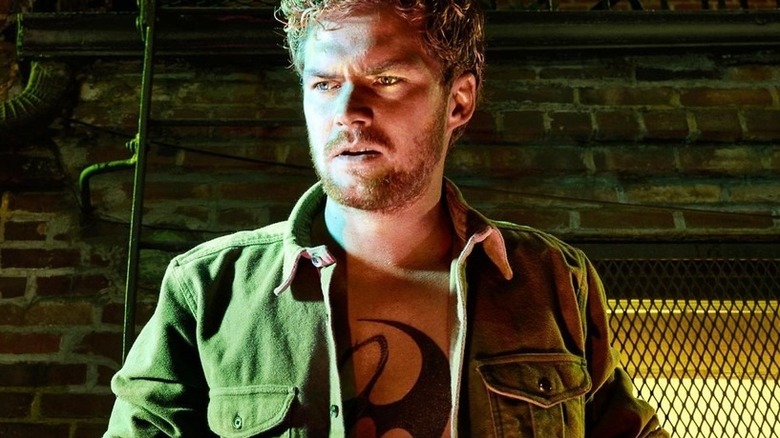 Danny Rand frowning