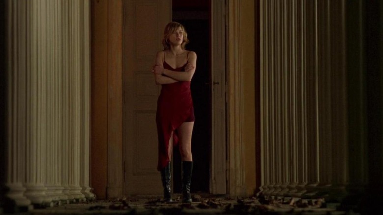 Milla Jovovich in dress