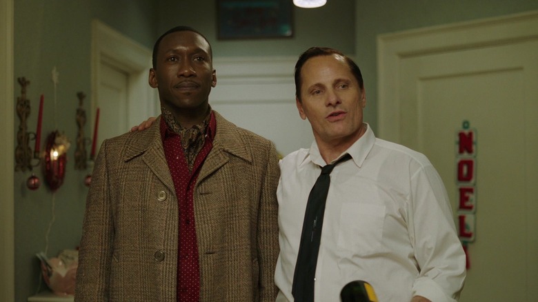 Don Shriley and Tony Lip at home in casual wear in Green Book