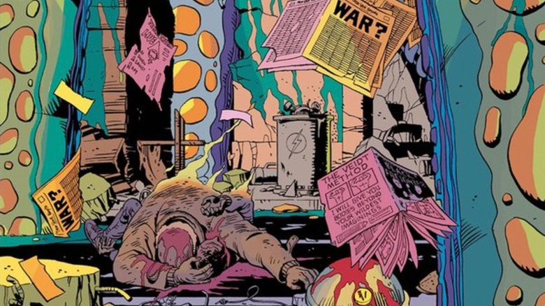 Watchmen Chapter 12 New York destroyed by squid