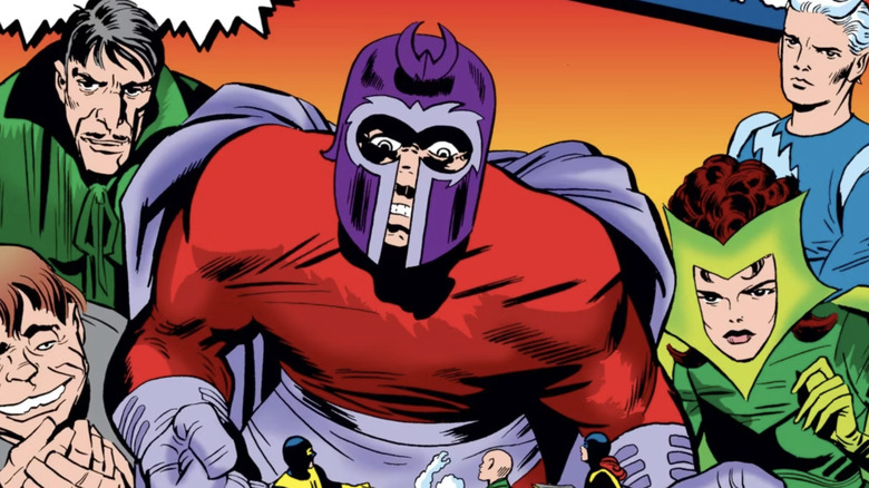 X-Men 4 comic cover Jack Kirby Magneto and Brotherhood of Evil Mutants