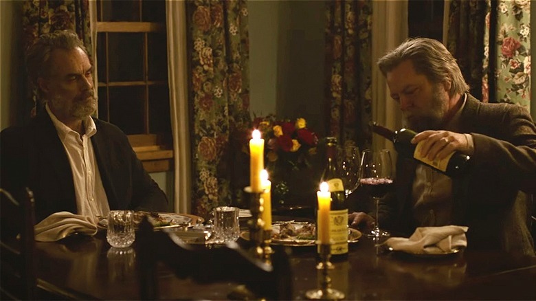 Frank and Bill have dinner