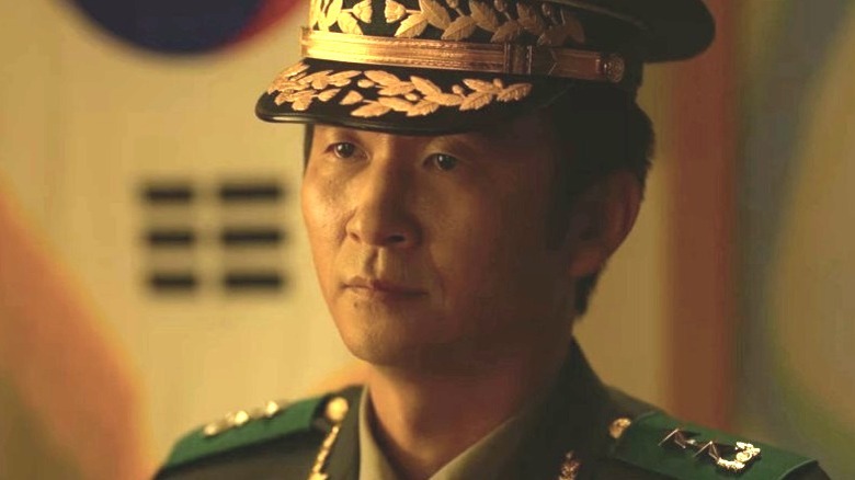 Commander in hat