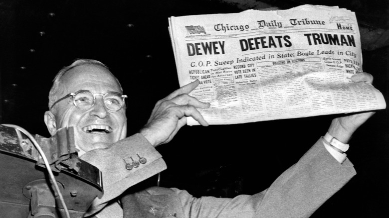 Dewey defeats Truman