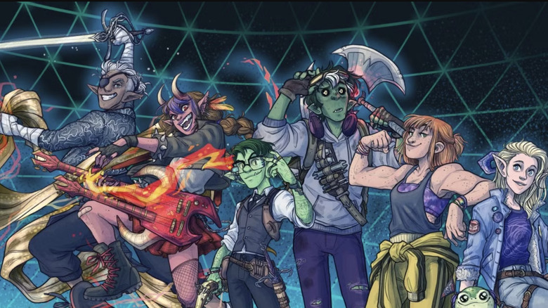 The characters of Dimension 20: Fantasy High