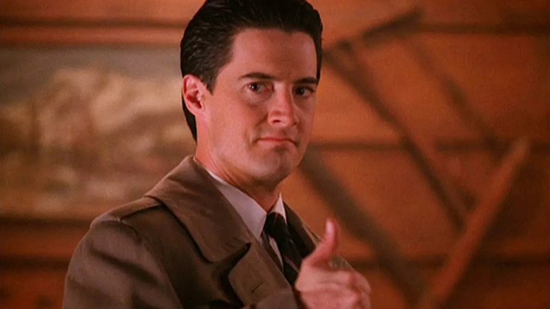 Kyle MacLachlan as Agent Cooper on Twin Peaks
