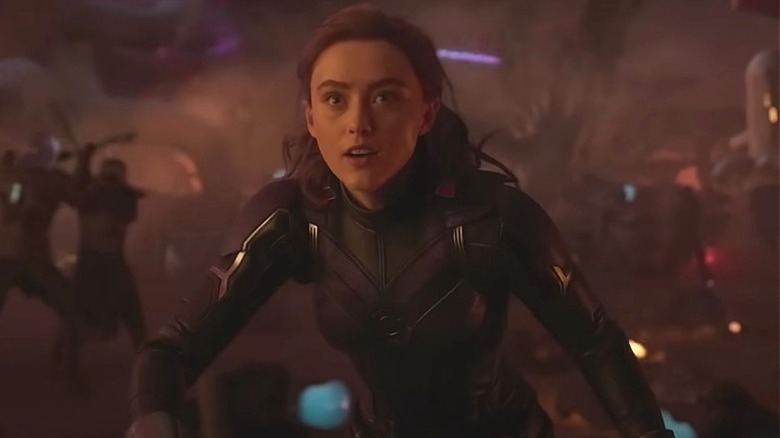 Quantumania Cassie Lang on the battlefield