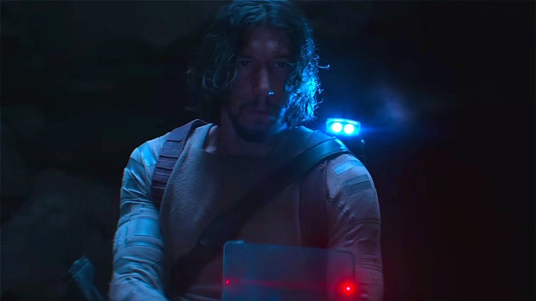 Adam Driver searches for dinosaurs