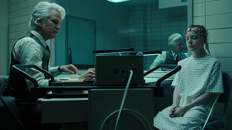 Dr. Brenner and Ten in "Stranger Things"