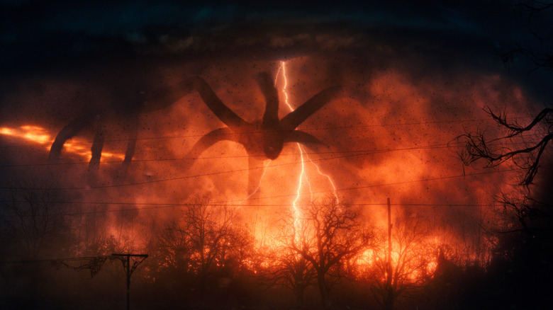 The Mind Flayer in "Stranger Things"