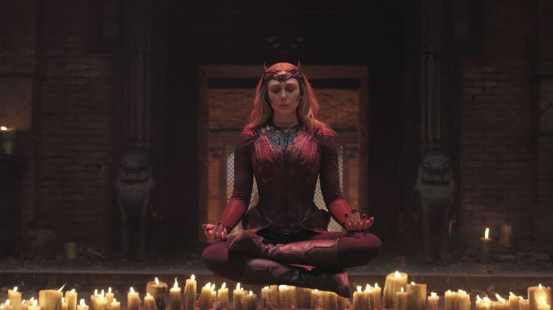 Elizabeth Olsen channeling evil forces