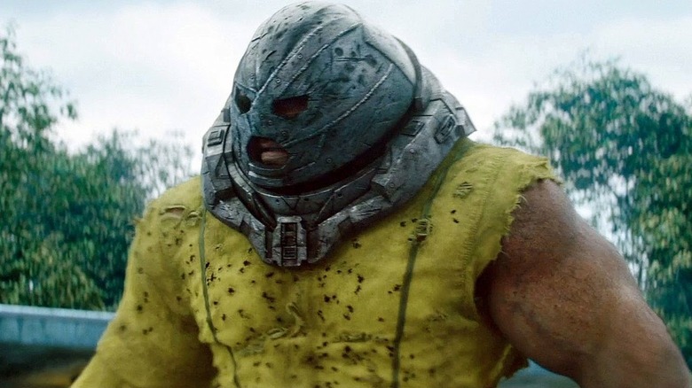 Juggernaut wearing helmet