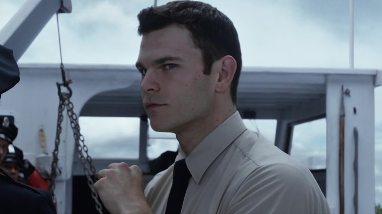 William Stryker on a boat