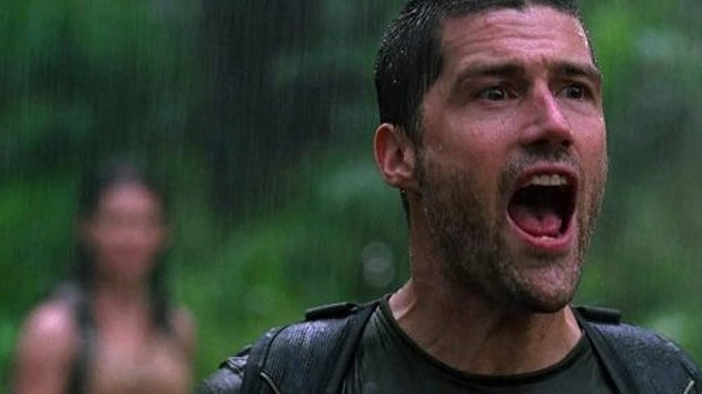 Jack screaming in rain
