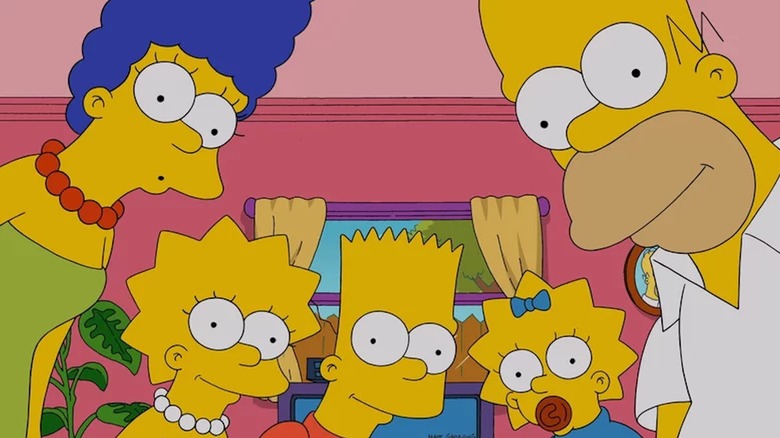 The Simpsons wide-eyed