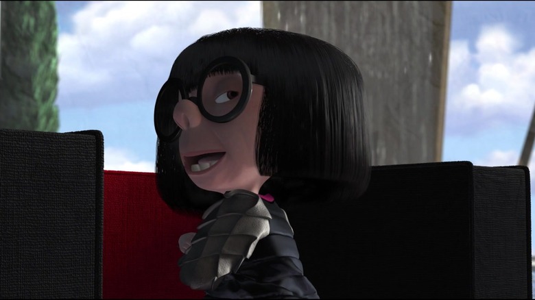 Edgna Mode smiling over her shoulder