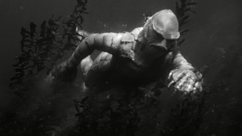 Creature from the Black Lagoon takes a swim